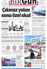 BİRGÜN Gazete Manşeti