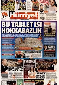 HÜRRİYET Gazete Manşeti