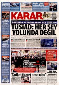 KARAR Gazete Manşeti