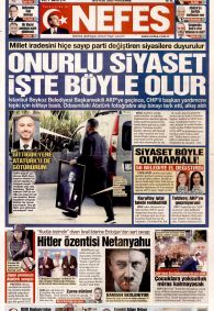 NEFES Gazete Manşeti