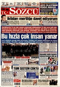 SÖZCÜ Gazete Manşeti