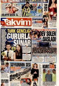 TAKVİM Gazete Manşeti