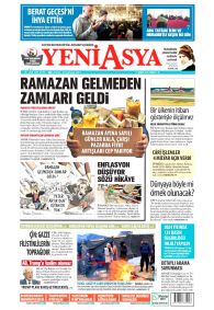 YENİ ASYA Gazete Manşeti