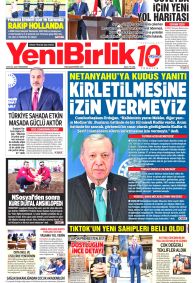 YENİBİRLİK Gazete Manşeti