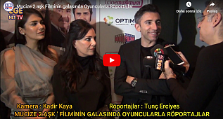 Mucize 2 aşk Filminin galasında Oyuncularla Röportajlar.