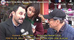 Yeni Yıl da Milli Piyangodan 80 Milyonu kim alacak.